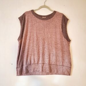 New Womens Maronie Knit Soft‎ Sweater Pullover Vest Top Women Size Large NWT